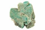 Teal-Blue Amazonite Crystal Cluster - Lake George, Colorado #259936-1